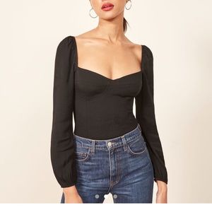 reformation black reign top